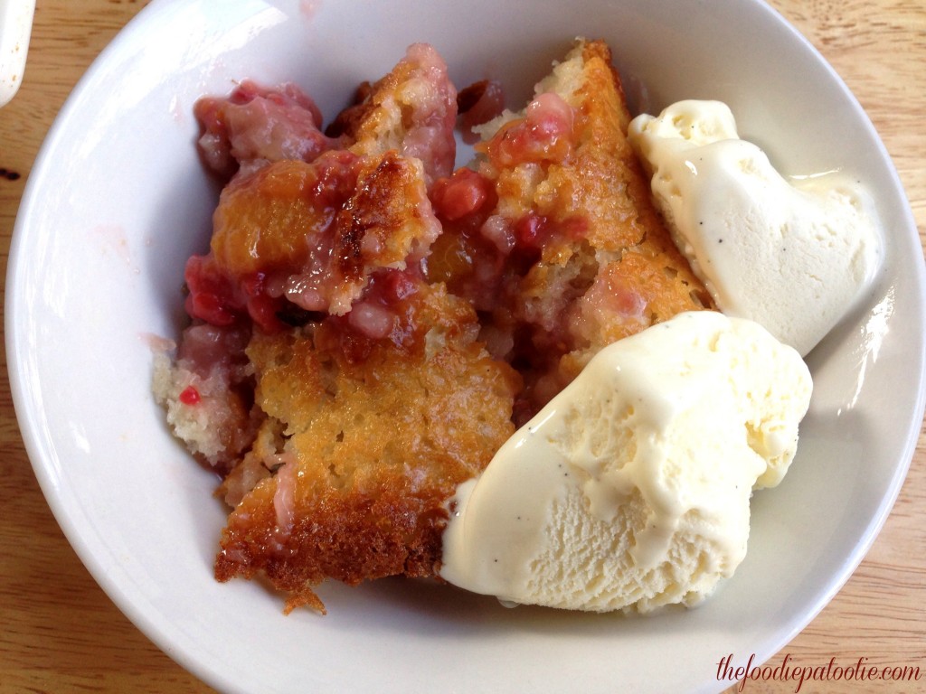 Peach Melba Cobbler for National Peach Melba Day | TheFoodiePatootie.com | #dessert #fruit #recipe