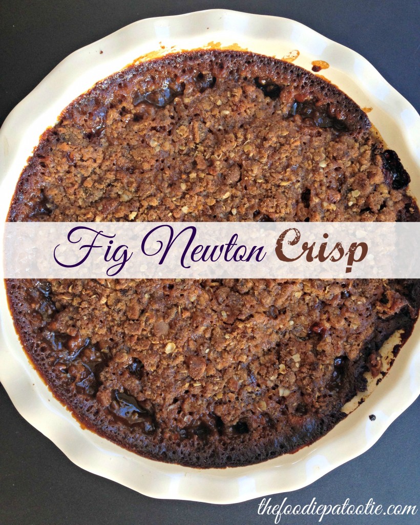 Fig Newton Crisp for National Fig Newton Day #dessert #recipe #fruit