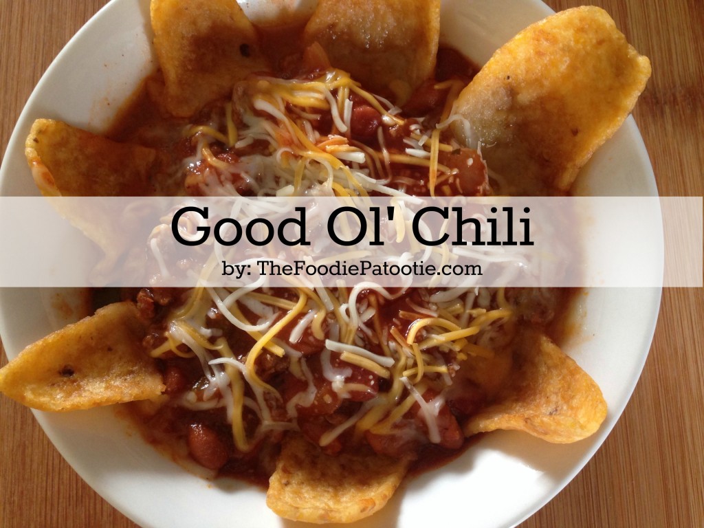 Good Ol' Chili via TheFoodiePatootie.com | #chili #onepotmeals #recipe