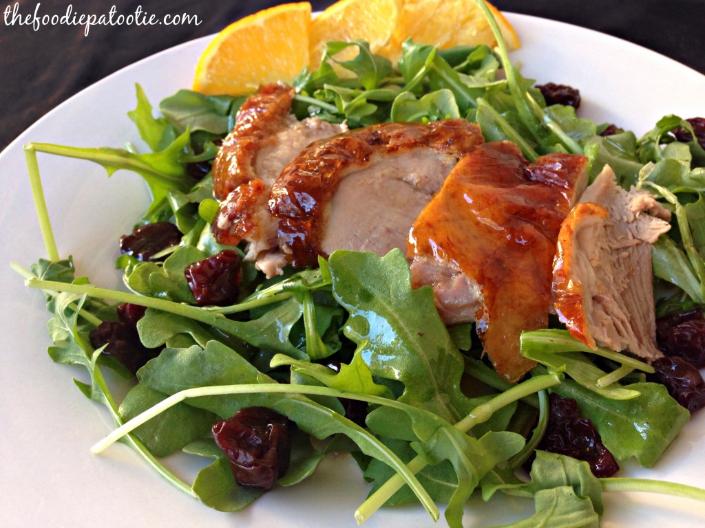 Peking Duck Salad | TheFoodiePatootie.com | #duck #salad #healthy