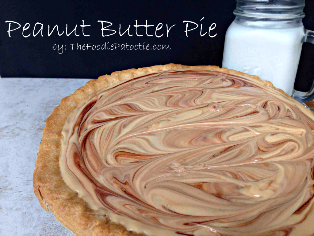 Peanut Butter Pie via TheFoodiePatootie.com | #dessert #pie #peanutbutter