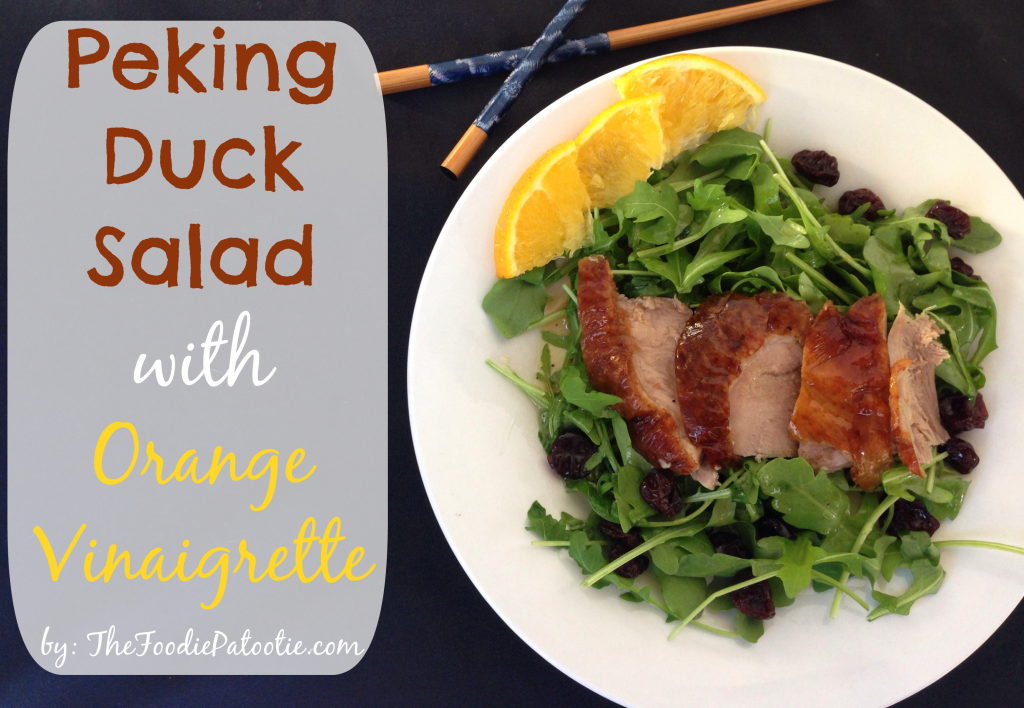 Peking Duck Salad via TheFoodiePatootie.com #duck #salad #healthy