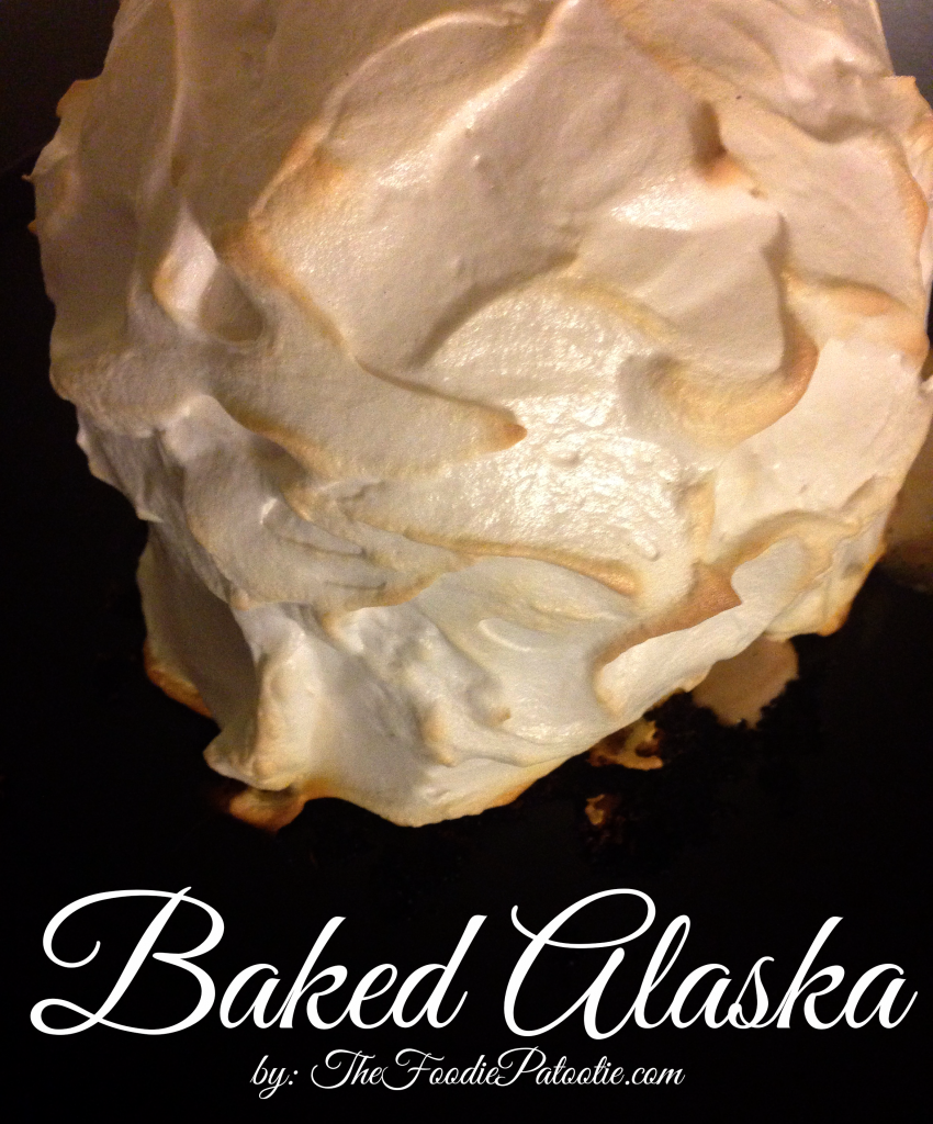 Baked Alaska via TheFoodiePatootie.com | #dessert #icecream #chocolate #vanilla #recipe