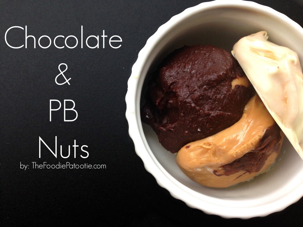 Chocolate-Covered Nuts via TheFoodiePatootie.com | #chocolate #peanutbutter #nuts #dessert #recipe