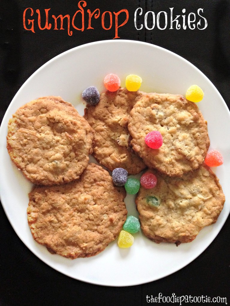 Gumdrop Cookies via TheFoodiePatootie.com | #dessert #cookies #foodholiday #foodcalendar #recipe #baking