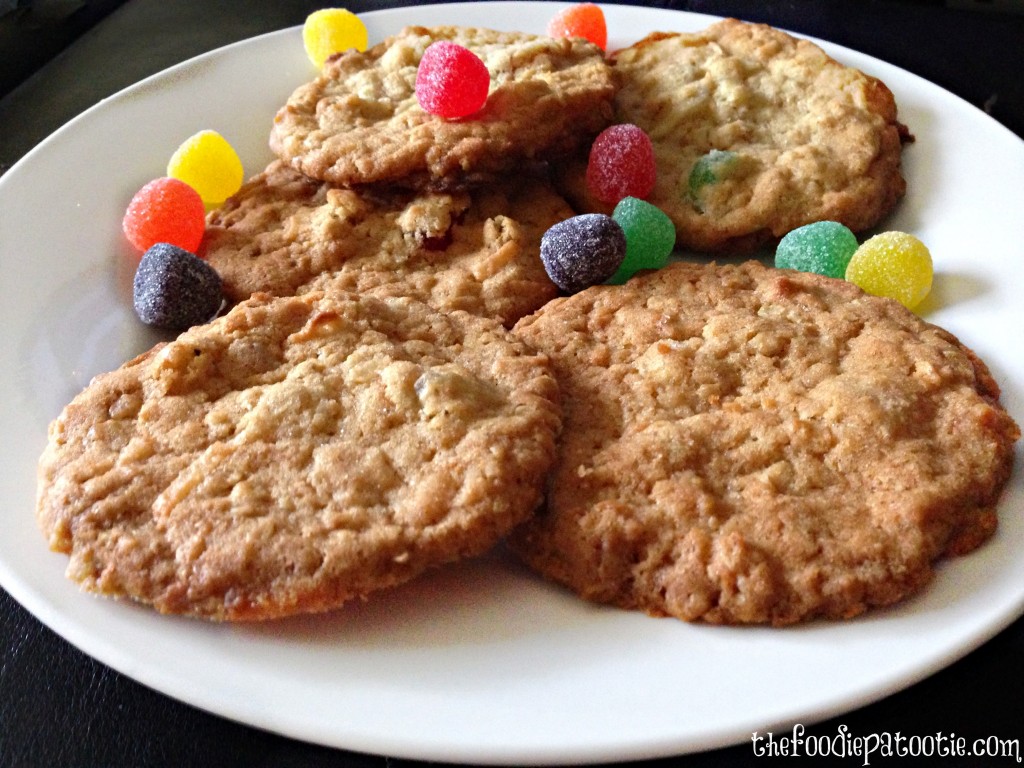 Gumdrop Cookies via TheFoodiePatootie.com | #dessert #cookies #foodholiday #foodcalendar #recipe #baking
