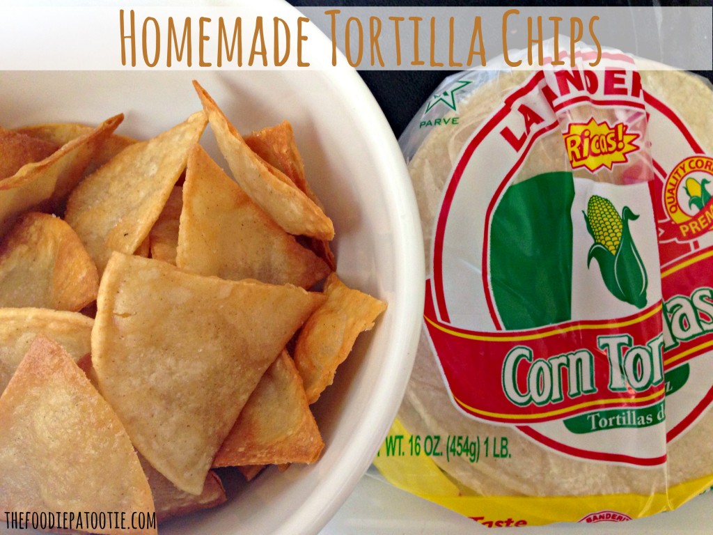 Homemade Tortilla Chips for National Tortilla Chip Day via TheFoodiePatootie.com | #appetizer #snack #mexican #recipe