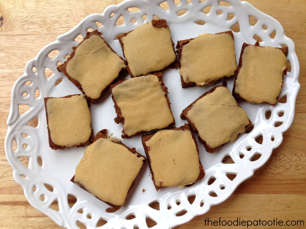 Molasses Bars with Sweet Frosting via TheFoodiePatootie.com | #dessert #foodholiday #foodcalendar #recipe