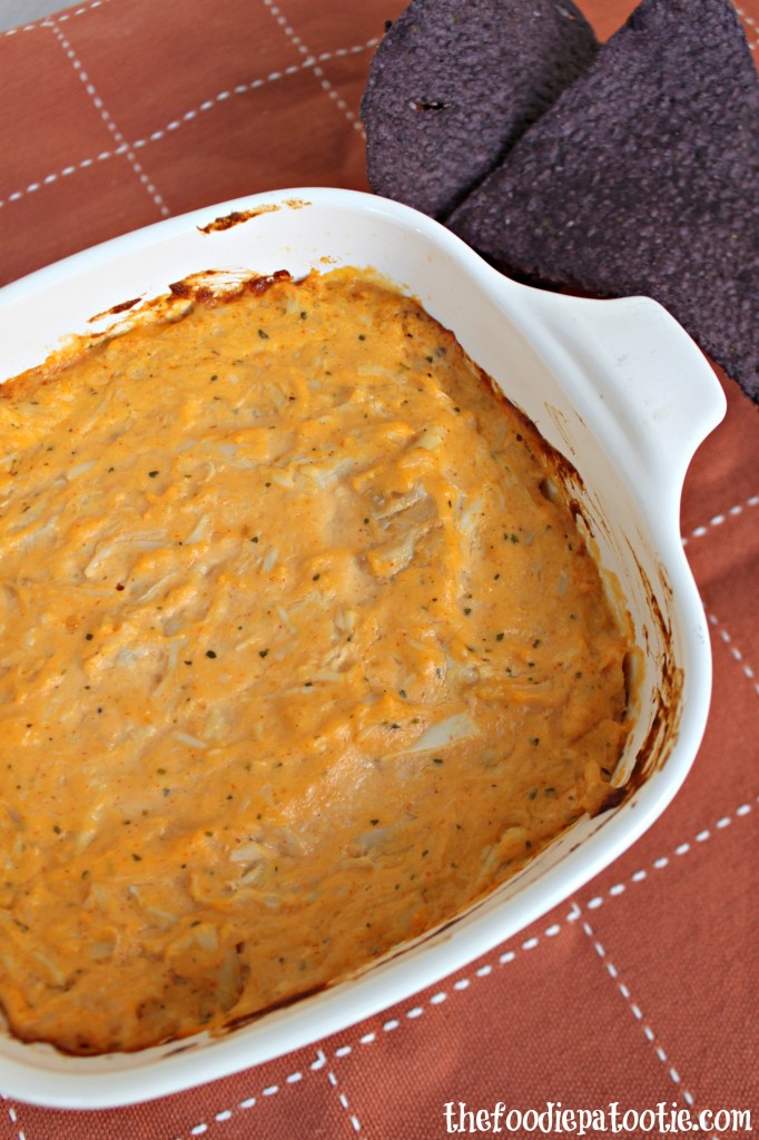 Buffalo Chicken Dip via TheFoodiePatootie.com | #appetizer #chicken #poultry #recipe #dip #foodholiday
