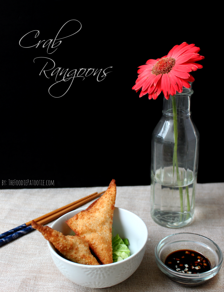 Crab Rangoons via TheFoodiePatootie.com | #crab #asian #seafood #fried #appetizer #recipe #foodholiday