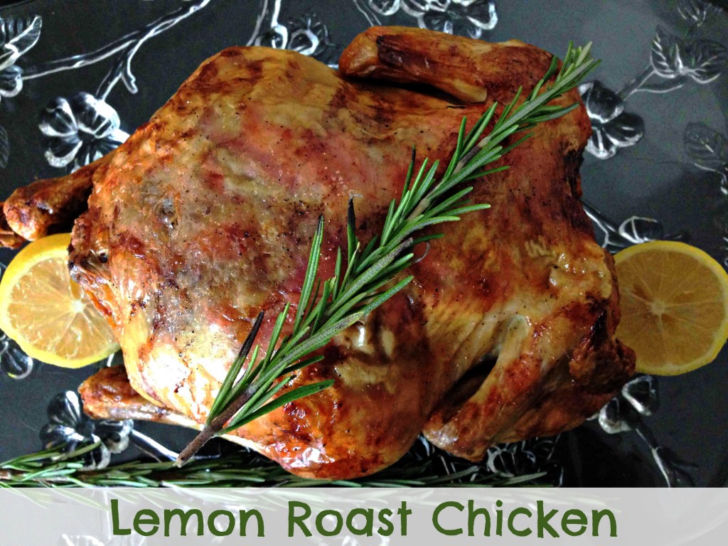 Lemon Roast Chicken via TheFoodiePatootie.com | #recipe #foodholiday #poultry #chicken 