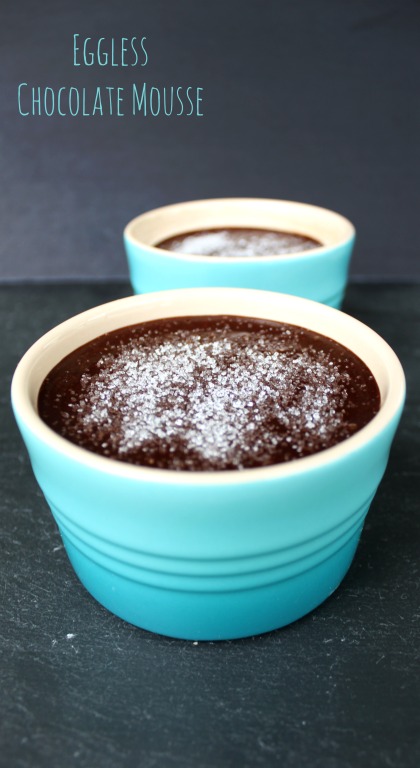 eggless chocolate mousse