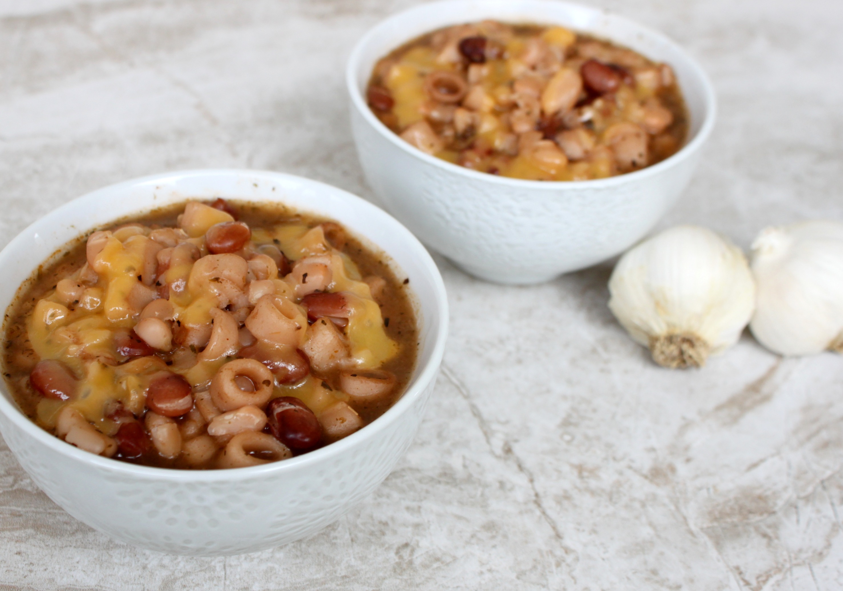 National Garlic Day | Pasta & Bean Soup