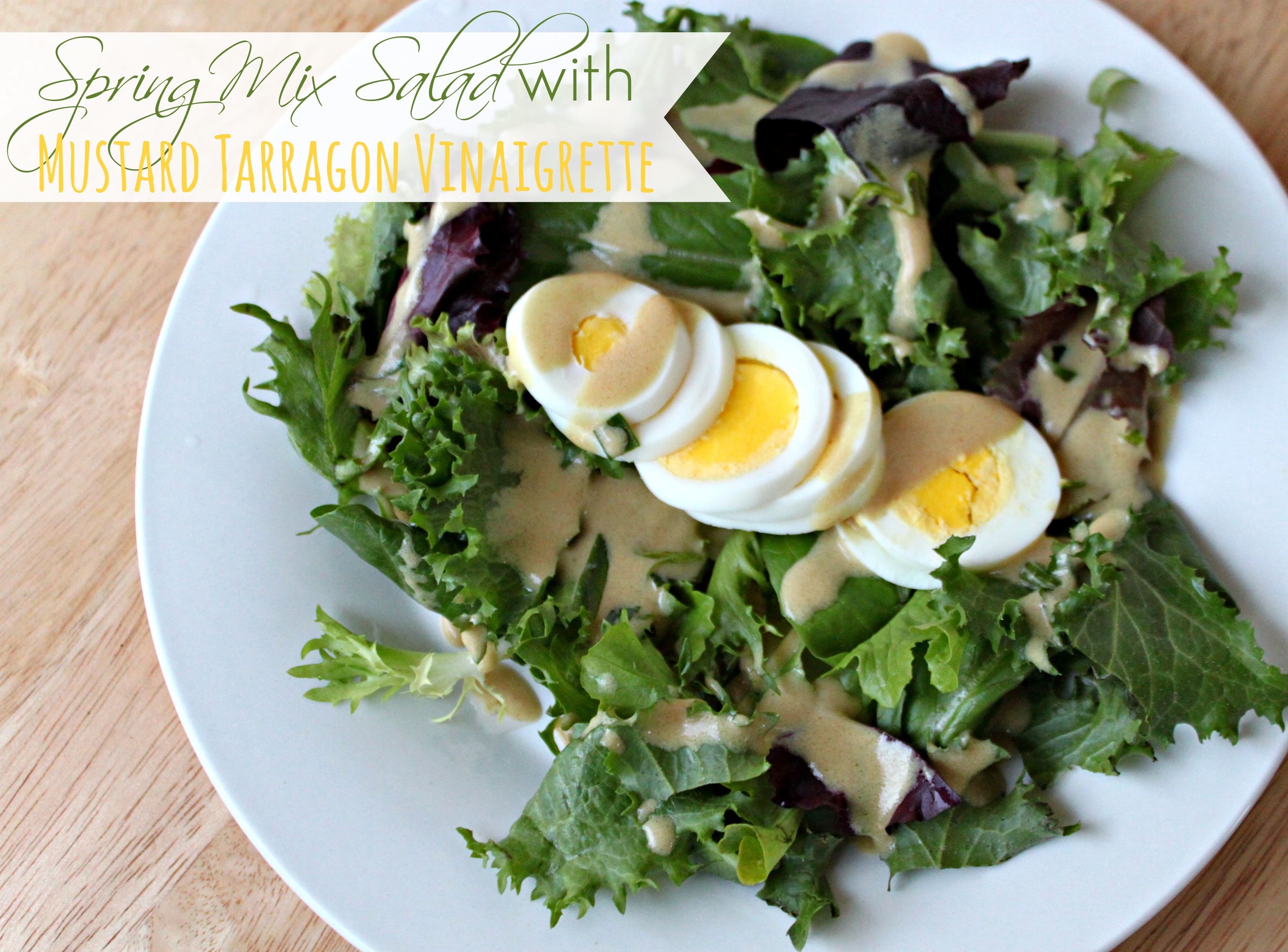 National Licorice Day | Spring Mix Salad with Mustard Tarragon Vinaigrette