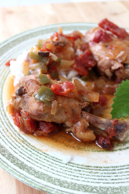 National Coq Au Vin Day | Slow Cooker Chicken Cacciatore