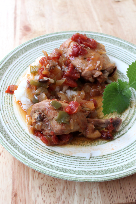 National Coq Au Vin Day | Slow Cooker Chicken Cacciatore