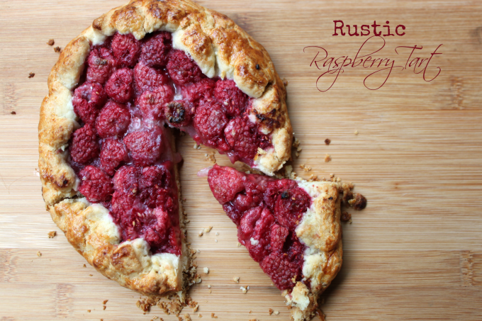 National Raspberry Tart Day | Rustic Raspberry Tart