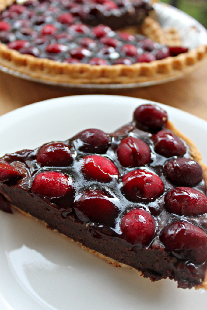 National Cherry Tart Day | Cherry Chocolate Tart