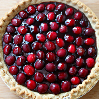 National Cherry Tart Day | Cherry Chocolate Tart