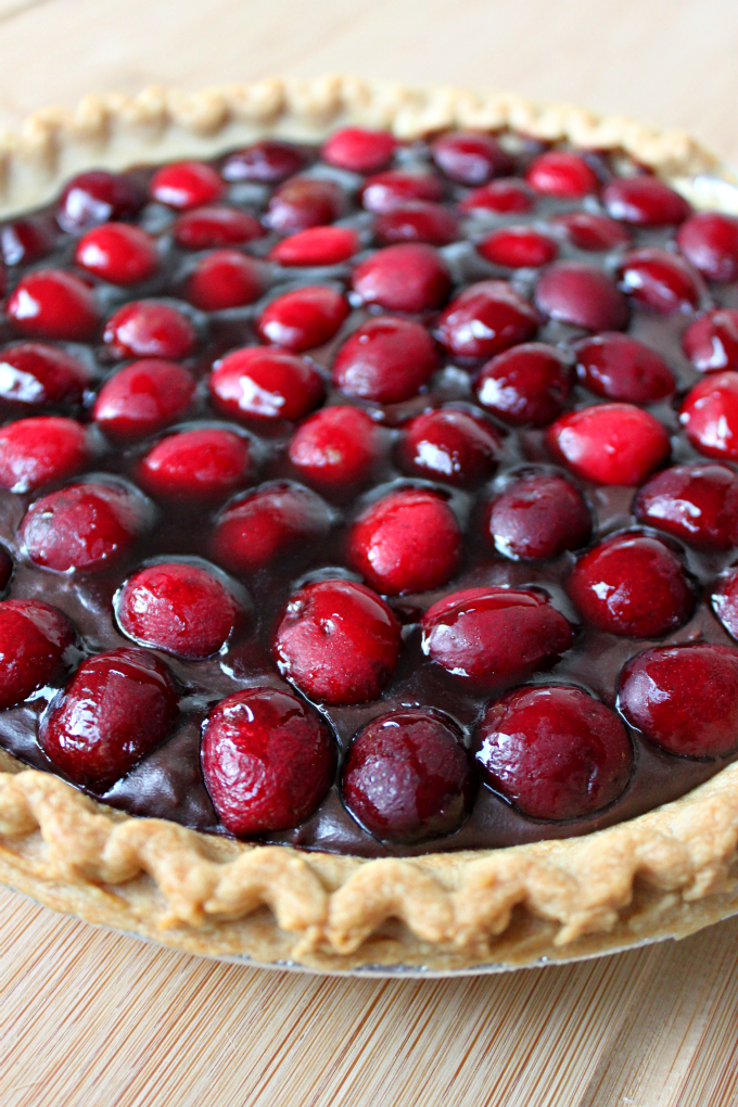 National Cherry Tart Day | Cherry Chocolate Tart