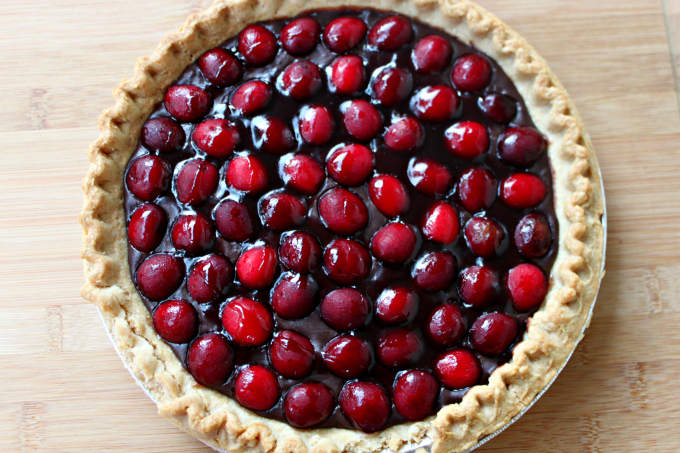 National Cherry Tart Day | Cherry Chocolate Tart