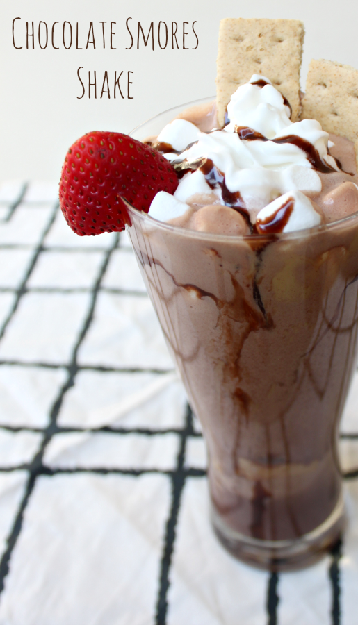 National Chocolate Ice Cream Day | Chocolate S'mores Shake