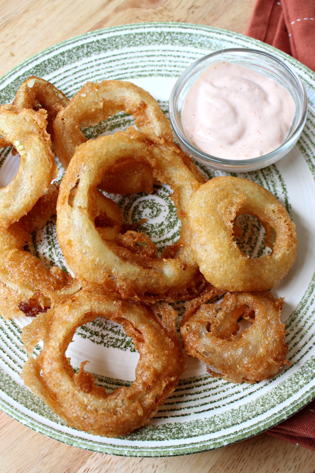 National Onion Rings Day | Onion Rings with Burger King Sauce