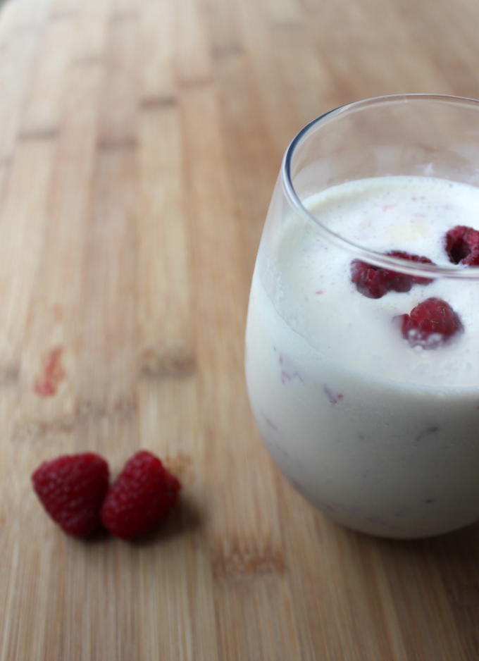 National Vanilla Milkshake Day | Vanilla Nutmeg Raspberry Milkshake