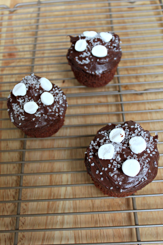 National Rocky Road Ice Cream Day | Rocky Road Cupcakes