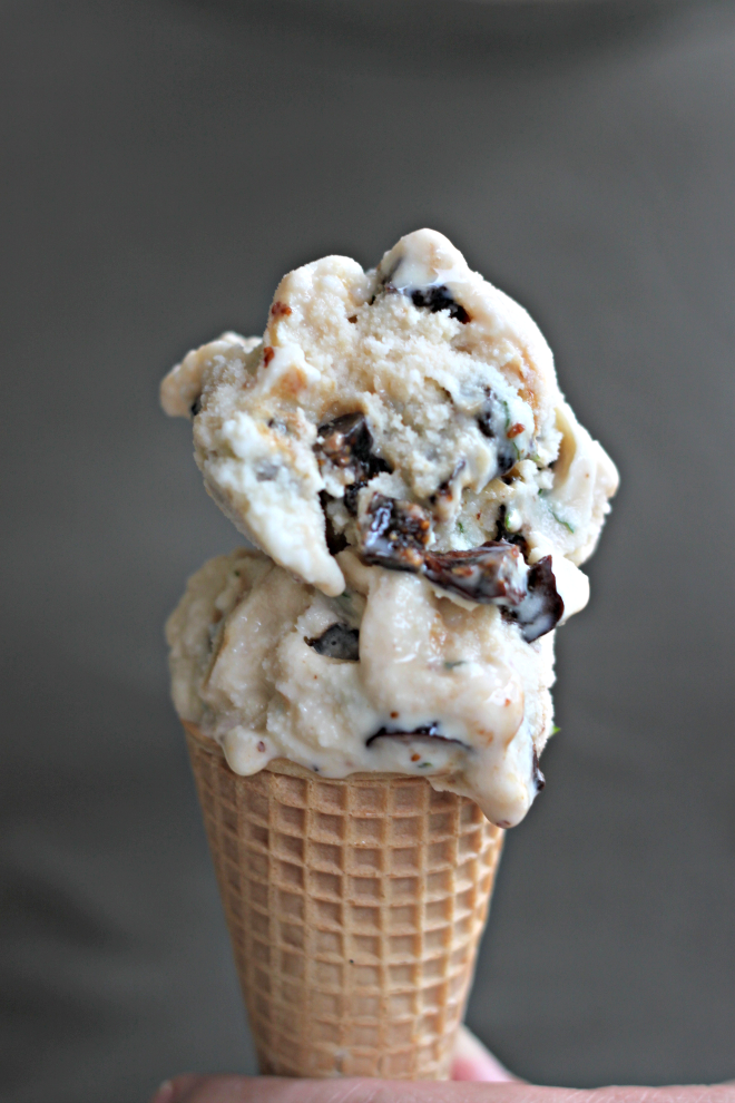 National Creative Ice Cream Flavor Day | Fig Mint Ice Cream