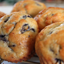 National Blueberry Muffin Day | Jumbo Blueberry Muffins