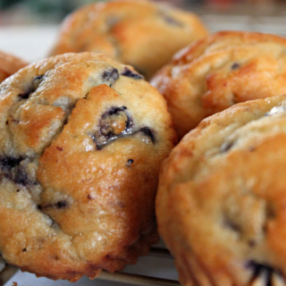 National Blueberry Muffin Day | Jumbo Blueberry Muffins