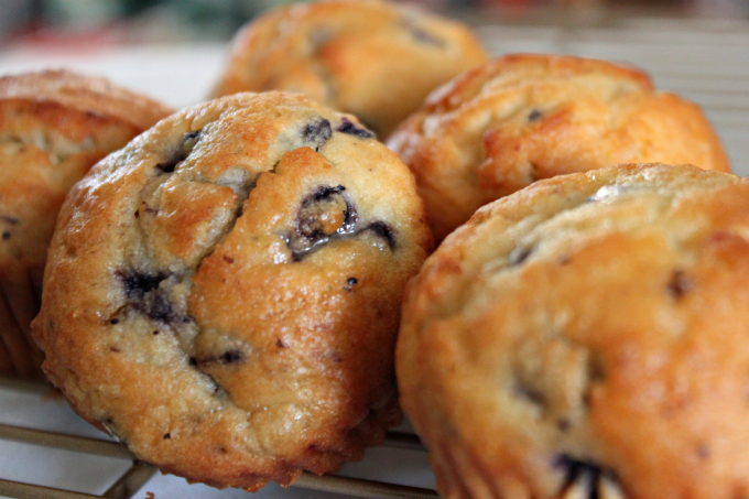National Blueberry Muffin Day | Jumbo Blueberry Muffins