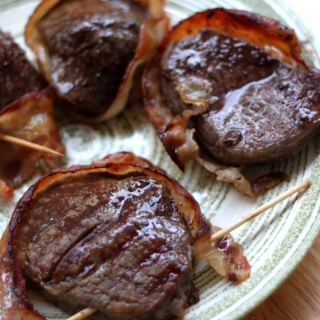 National Filet Mignon Day | Bacon-Wrapped Filet Mignon