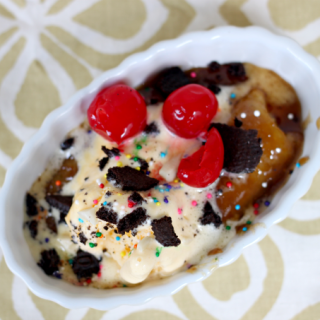 National Banana Split Day | Caramelized Banana Split