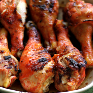 Grilled Habanero Chicken Drumettes #shop #SauceOn