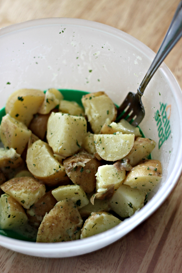 National Potato Day | Lemon Parsley Potatoes