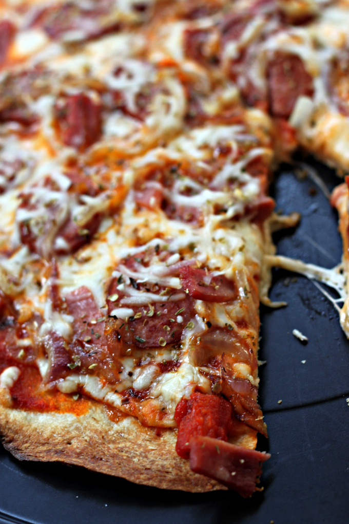 National Cheese Pizza Day | Spicy Meat & Cheese Pizza