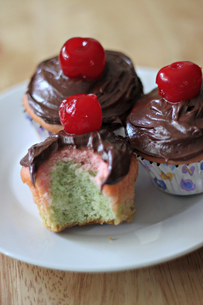 National Spumoni Day | Spumoni Cupcakes