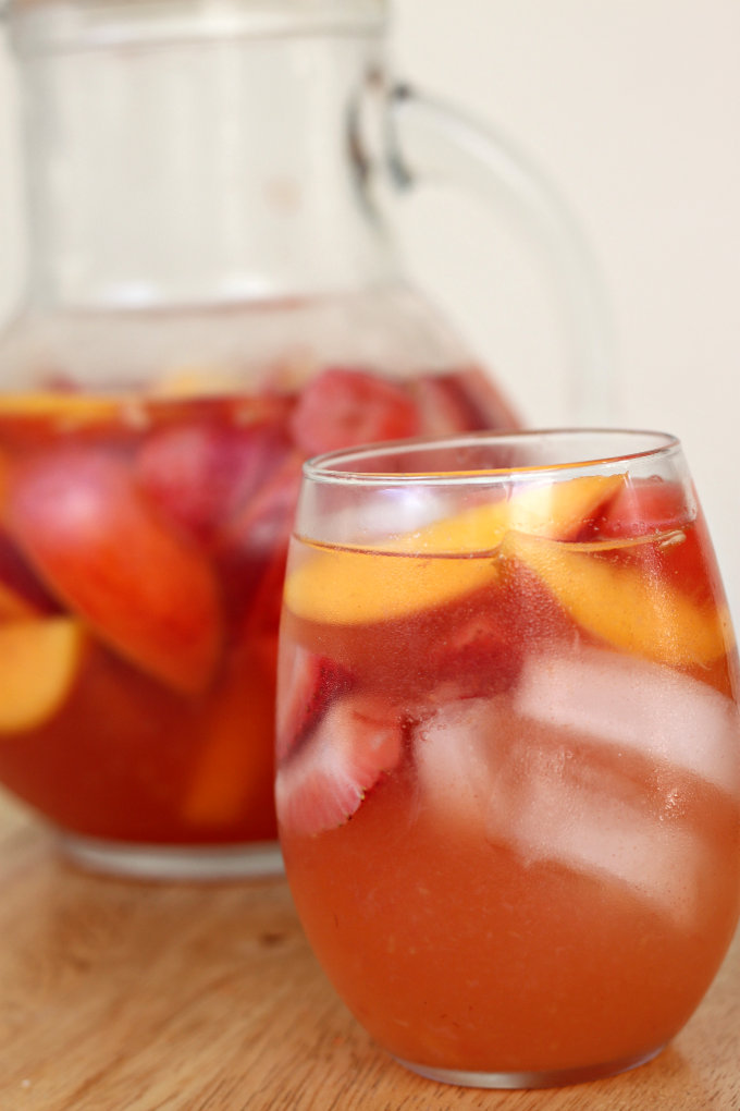 Sangria and Snacks for a Labor Day Party