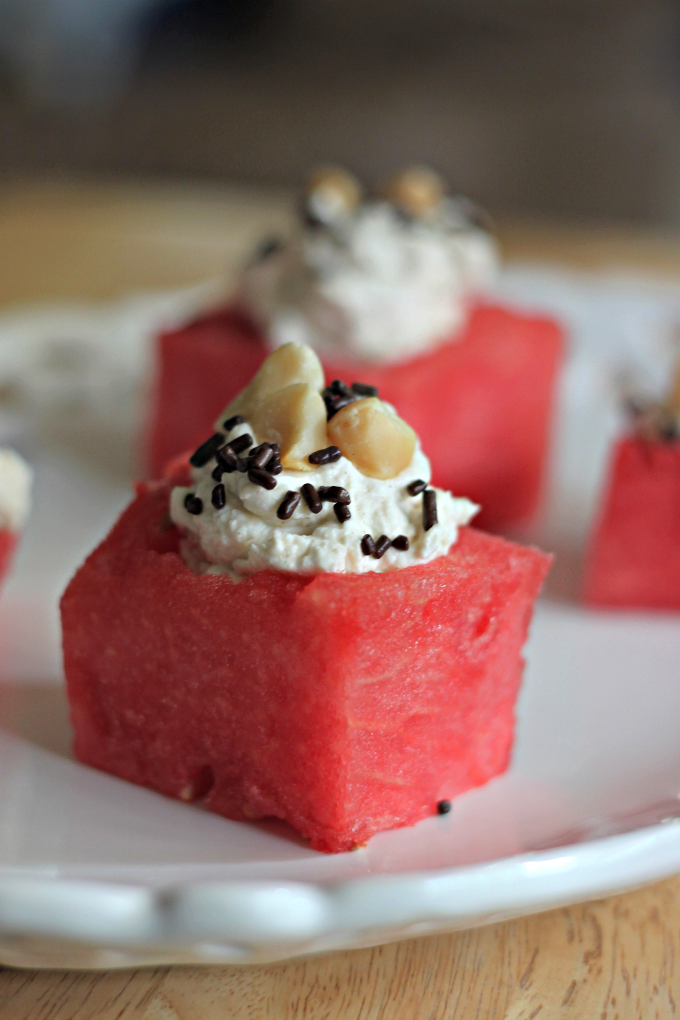 National Watermelon Day | Mascarpone-Filled Watermelon Squares