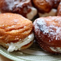 National Cream-Filled Donut Day | Vanilla Cream Biscuit Donuts