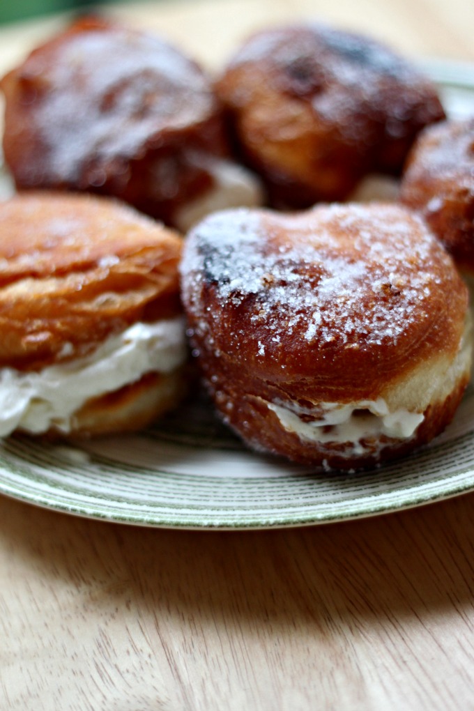 National Cream-Filled Donut Day | Vanilla Cream Biscuit Donuts