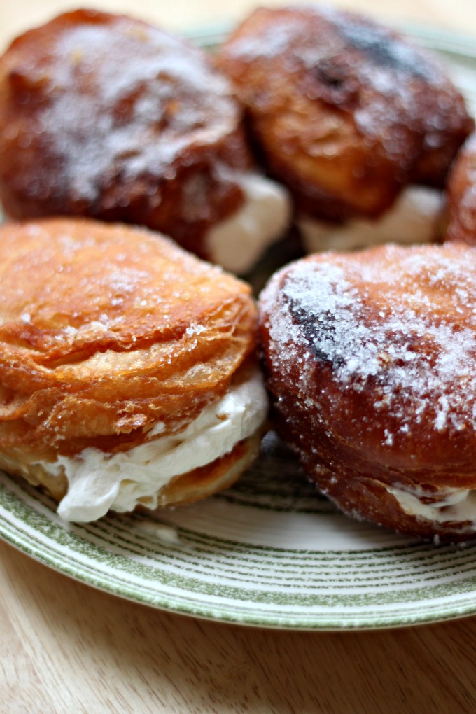 National Cream-Filled Donut Day | Vanilla Cream Biscuit Donuts