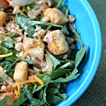 National Macadamia Nut Day | Macadamia Arugula Salad