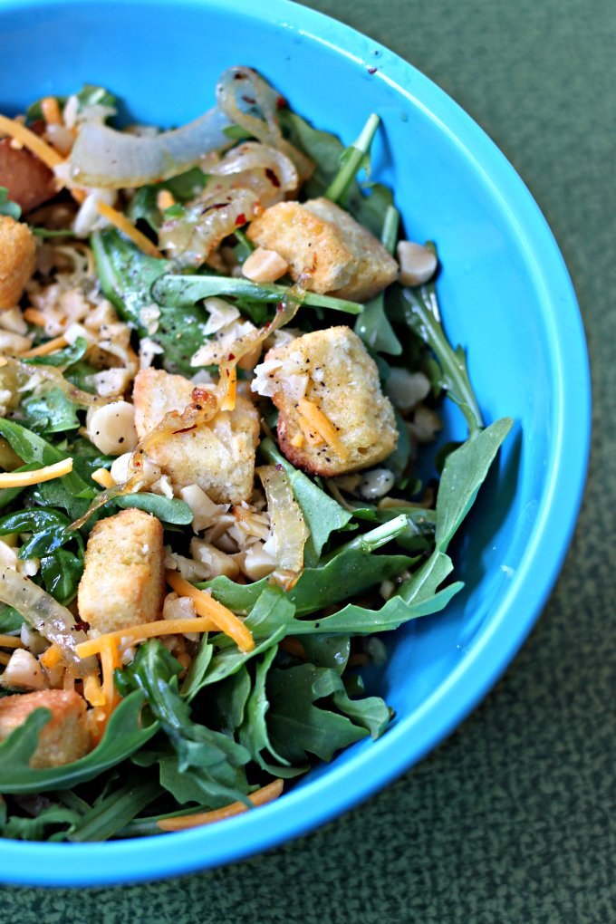 National Macadamia Nut Day | Macadamia Arugula Salad