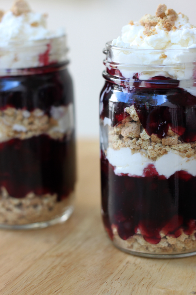 National Strawberry Cream Pie Day | Mixed Berry Pie Parfait