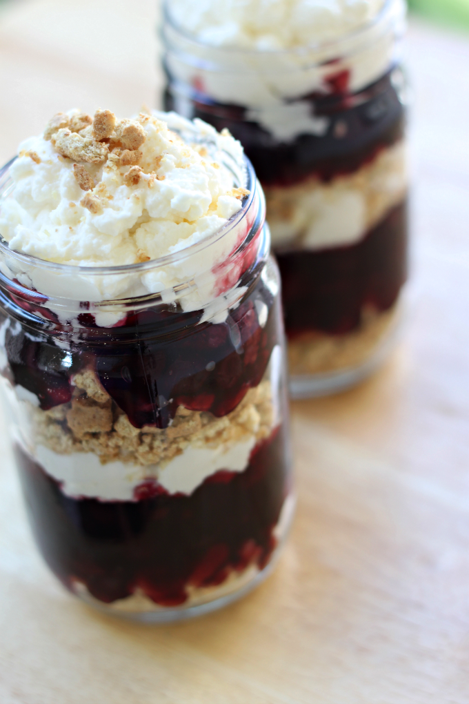 National Strawberry Cream Pie Day | Mixed Berry Pie Parfait