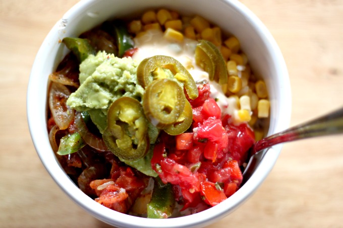 National Guacamole Day | Veggie Fajita Bowl