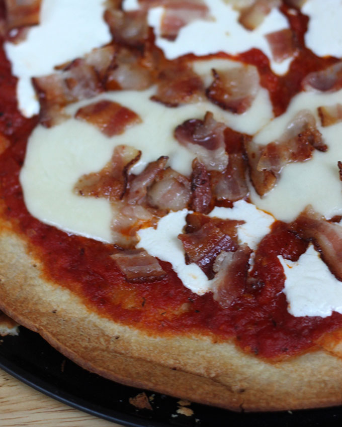 National Greasy Foods Day | Bacon Pizza